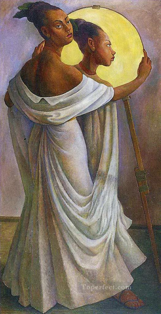 portrait of ruth rivera 1949 Diego Rivera Oil Paintings